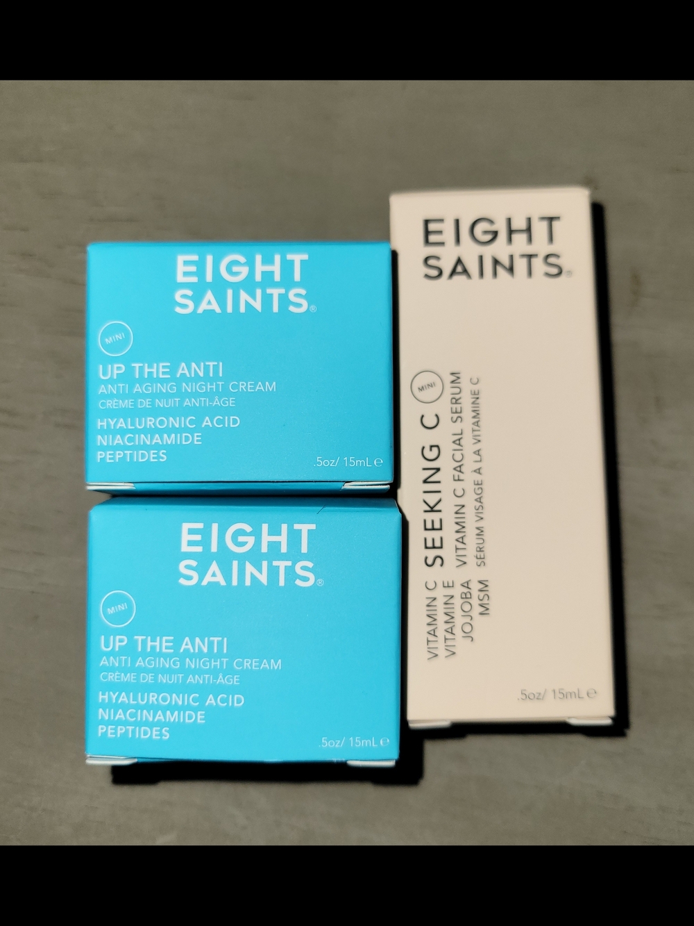 Eight Saints Up The Anti Night Cream & Vitamin C Serum Set